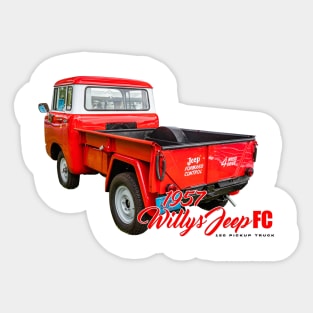 1957 Willys Jeep FC 150 Pickup Truck Sticker